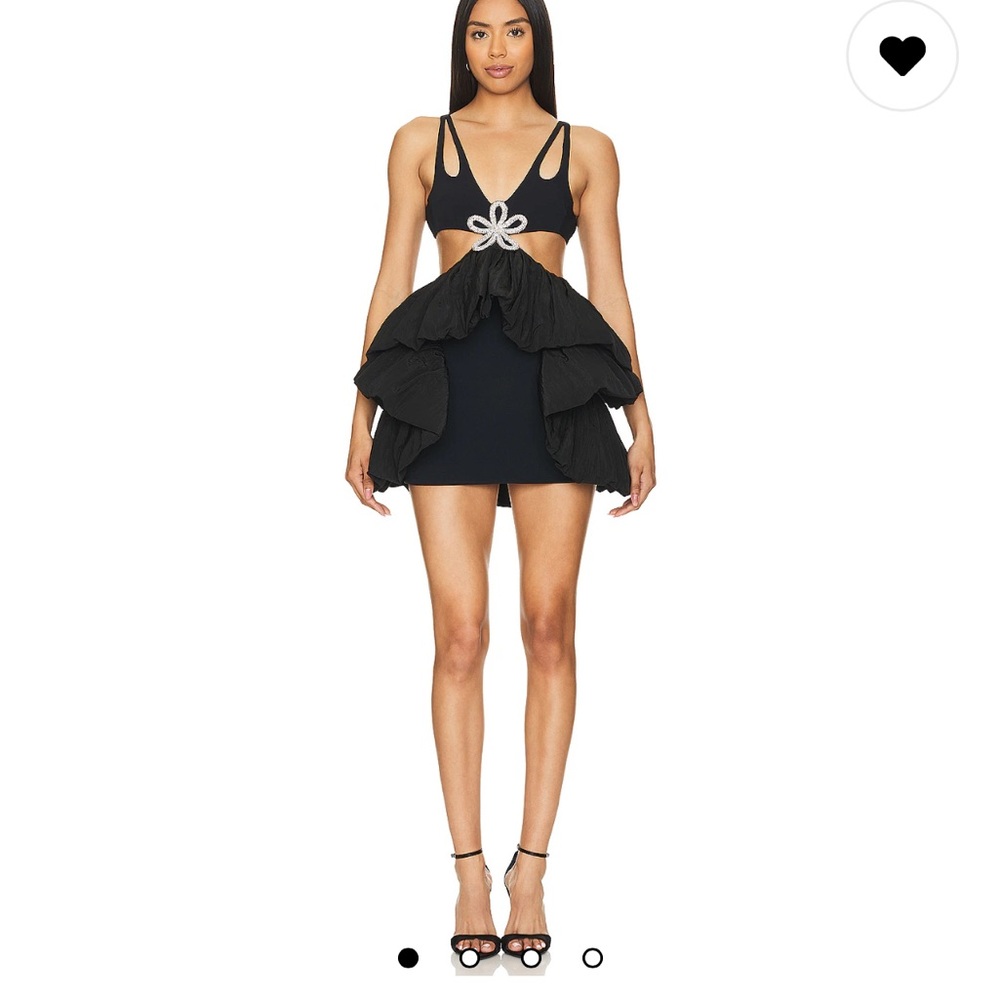 Elegant Black Ruffle Dress